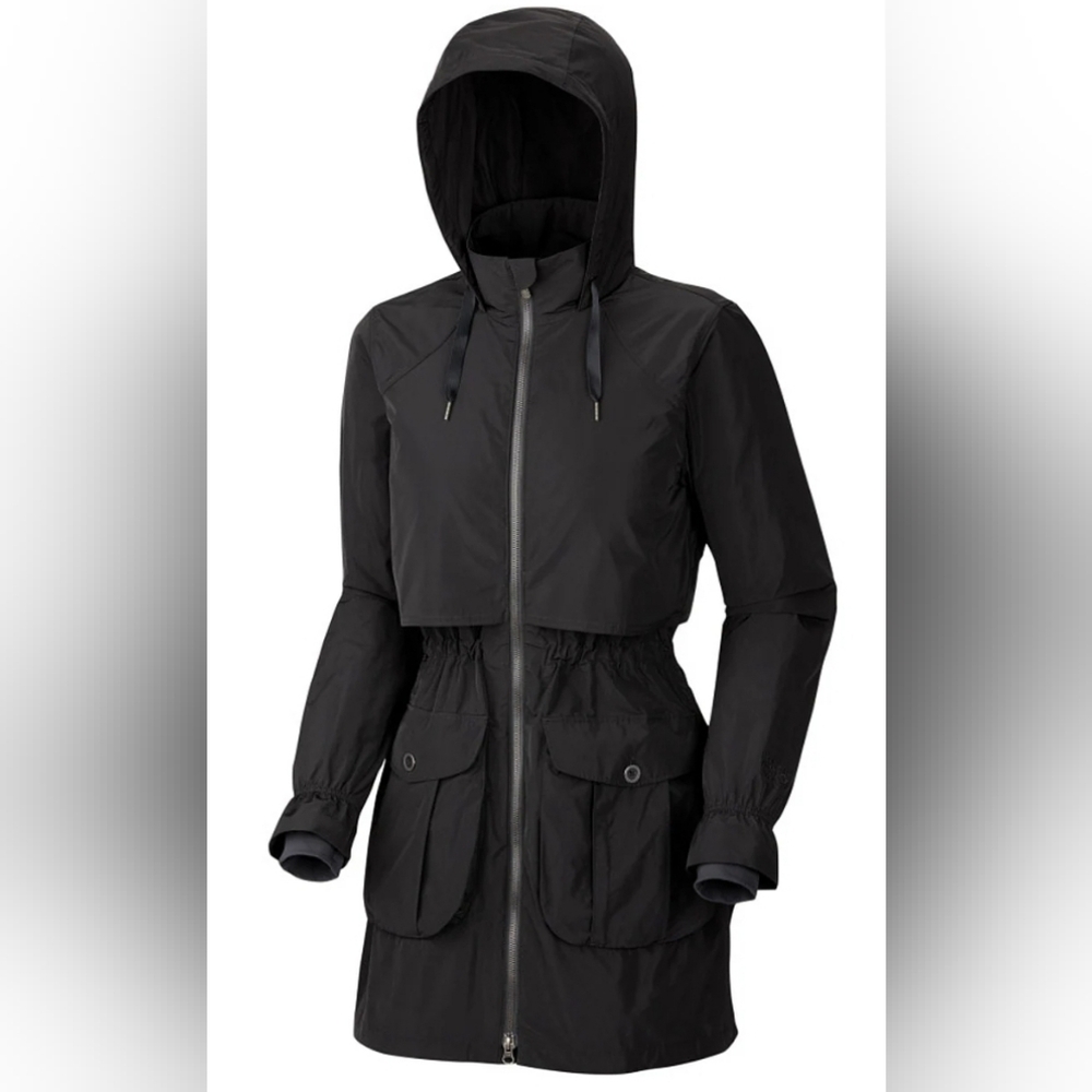 Mountain Hardwear‎ women's XS black Zennell trench coat